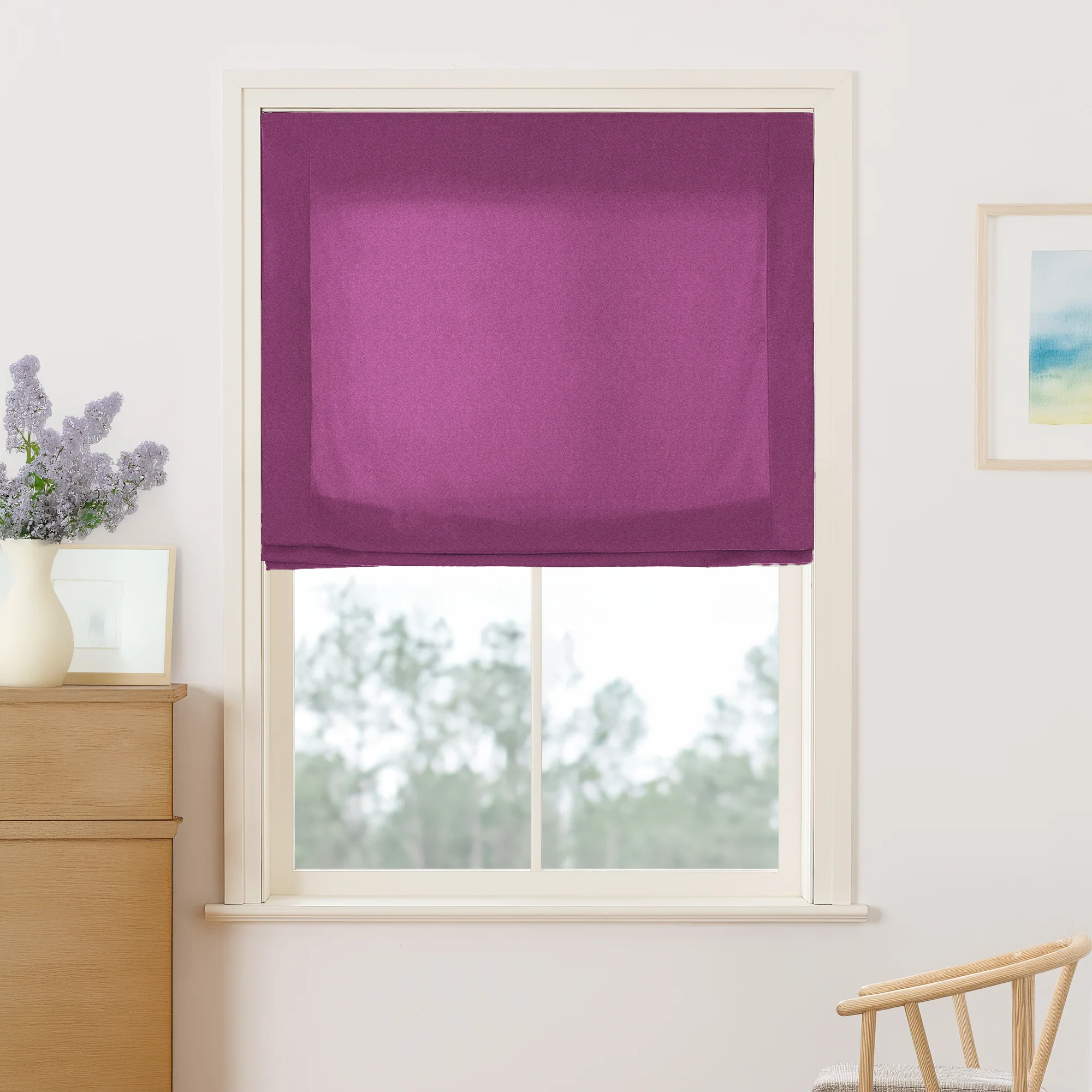 Maillard Velvet Roman Shades & Blinds | Relaxed - Image 27