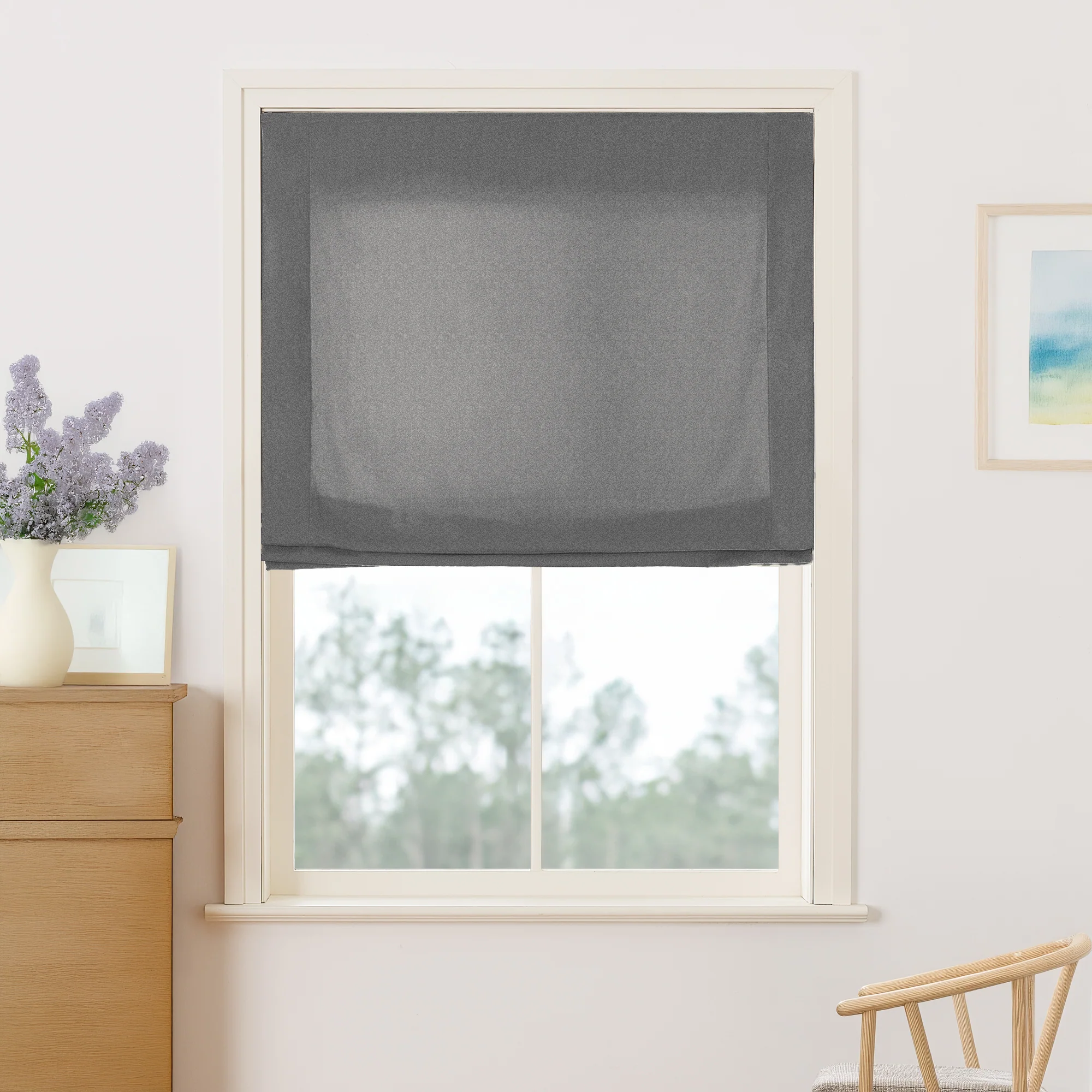 Maillard Velvet Roman Shades & Blinds | Relaxed - Image 33