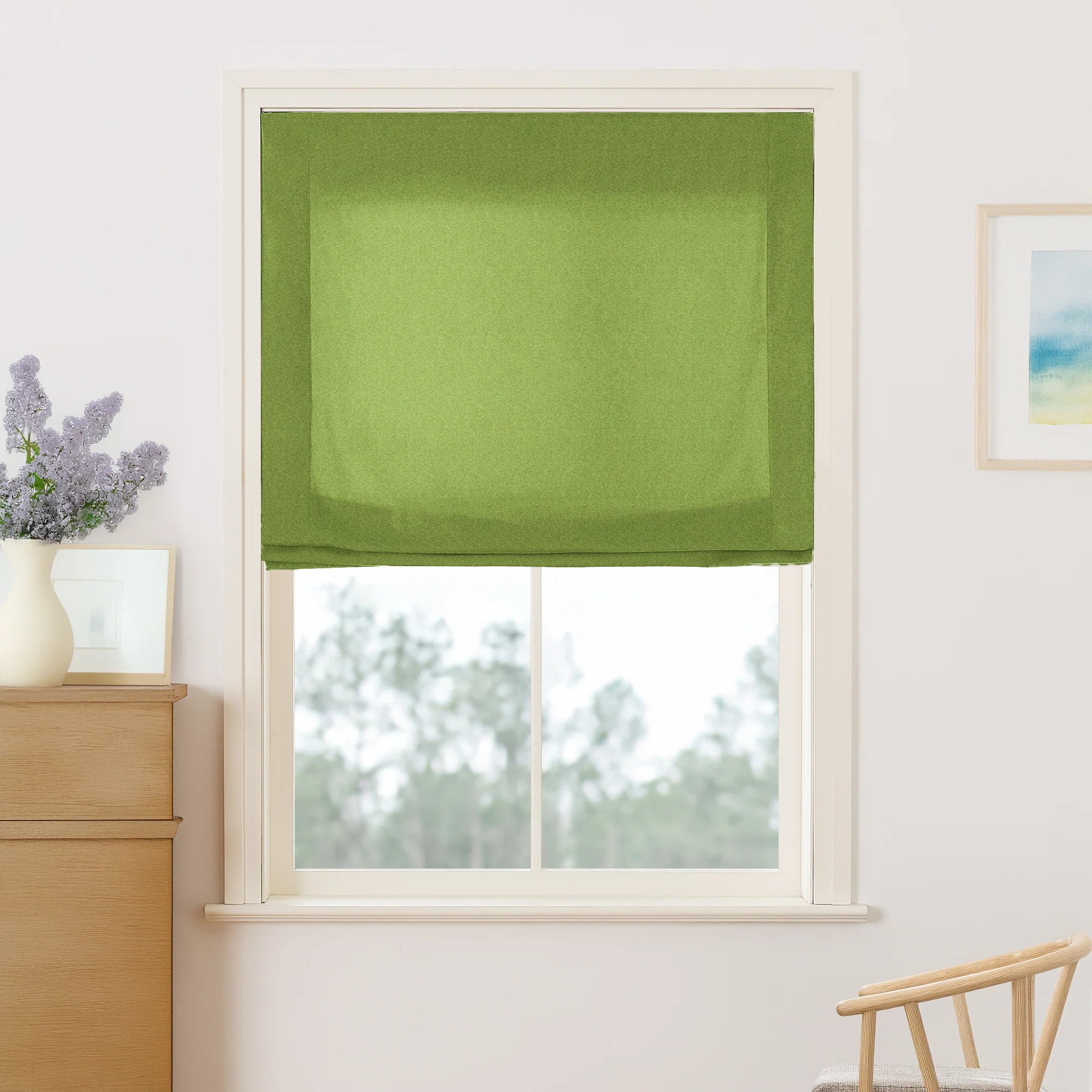 Maillard Velvet Roman Shades & Blinds | Relaxed - Image 36