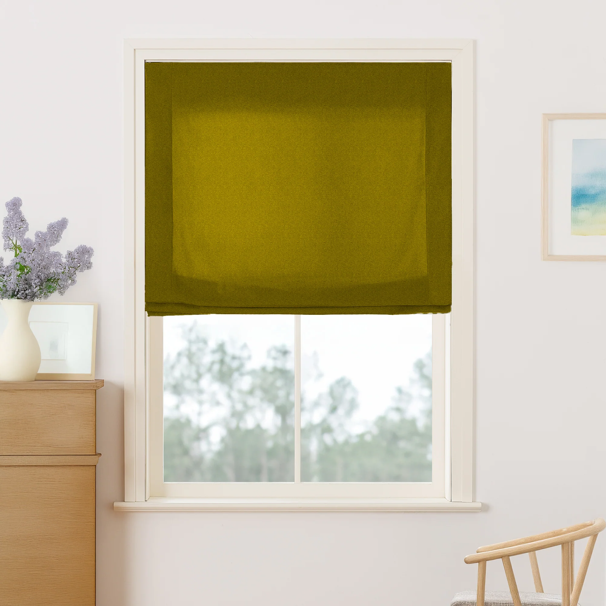 Maillard Velvet Roman Shades & Blinds | Relaxed - Image 37