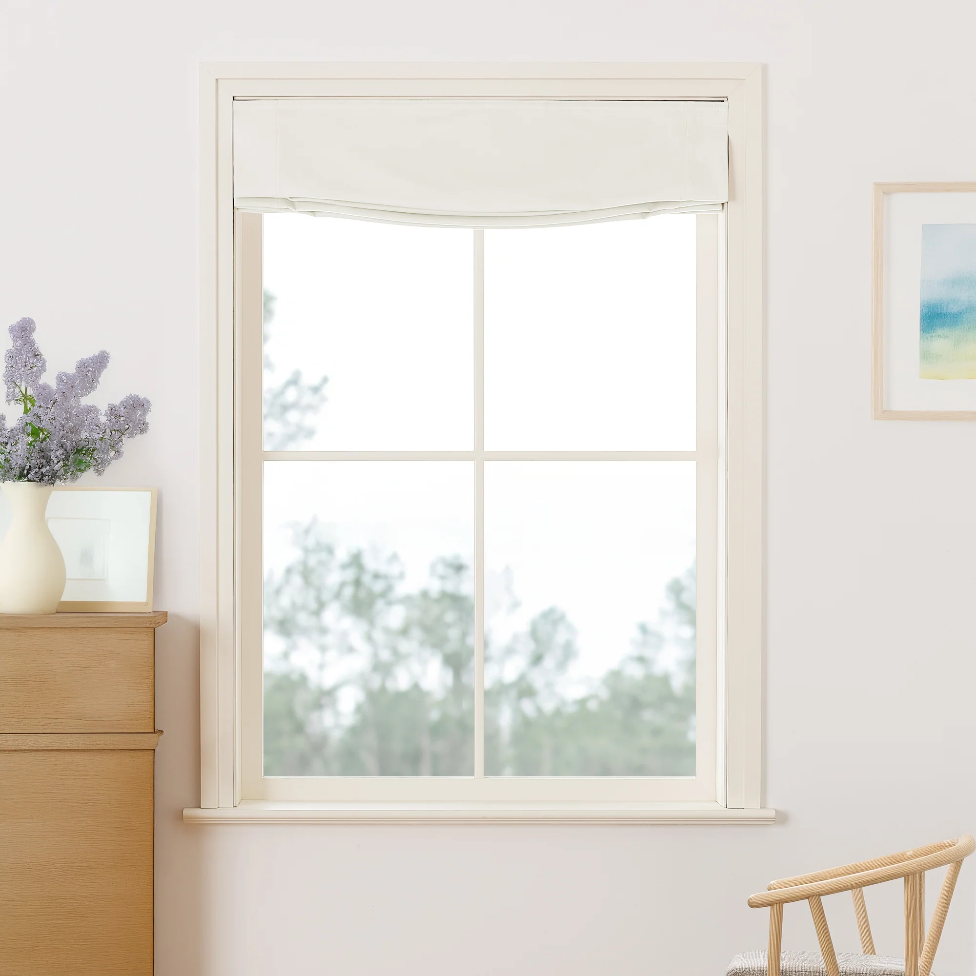 Maillard Velvet Roman Shades & Blinds | Relaxed - Image 4