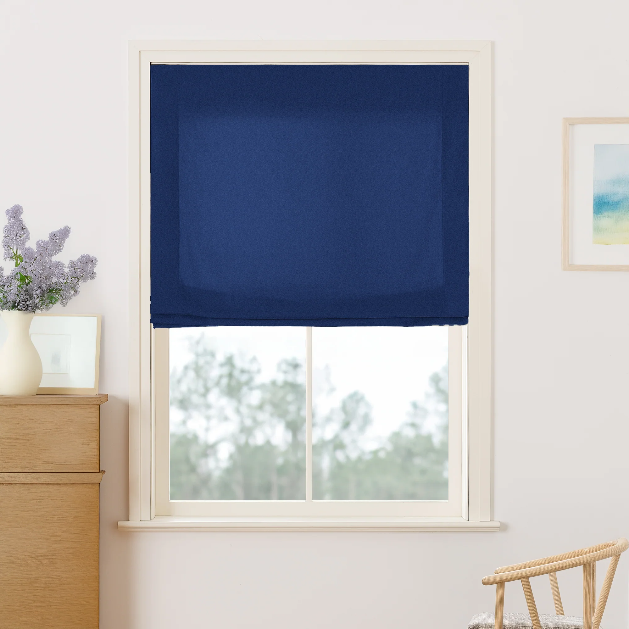 Maillard Velvet Roman Shades & Blinds | Relaxed - Image 40