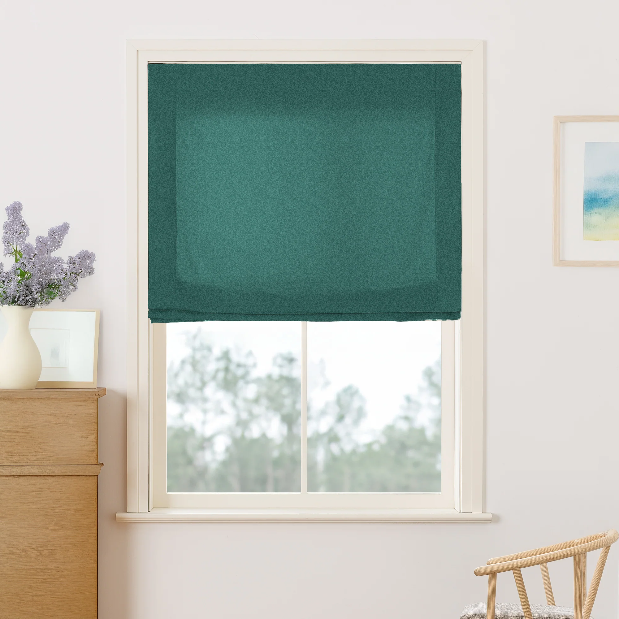 Maillard Velvet Roman Shades & Blinds | Relaxed - Image 41