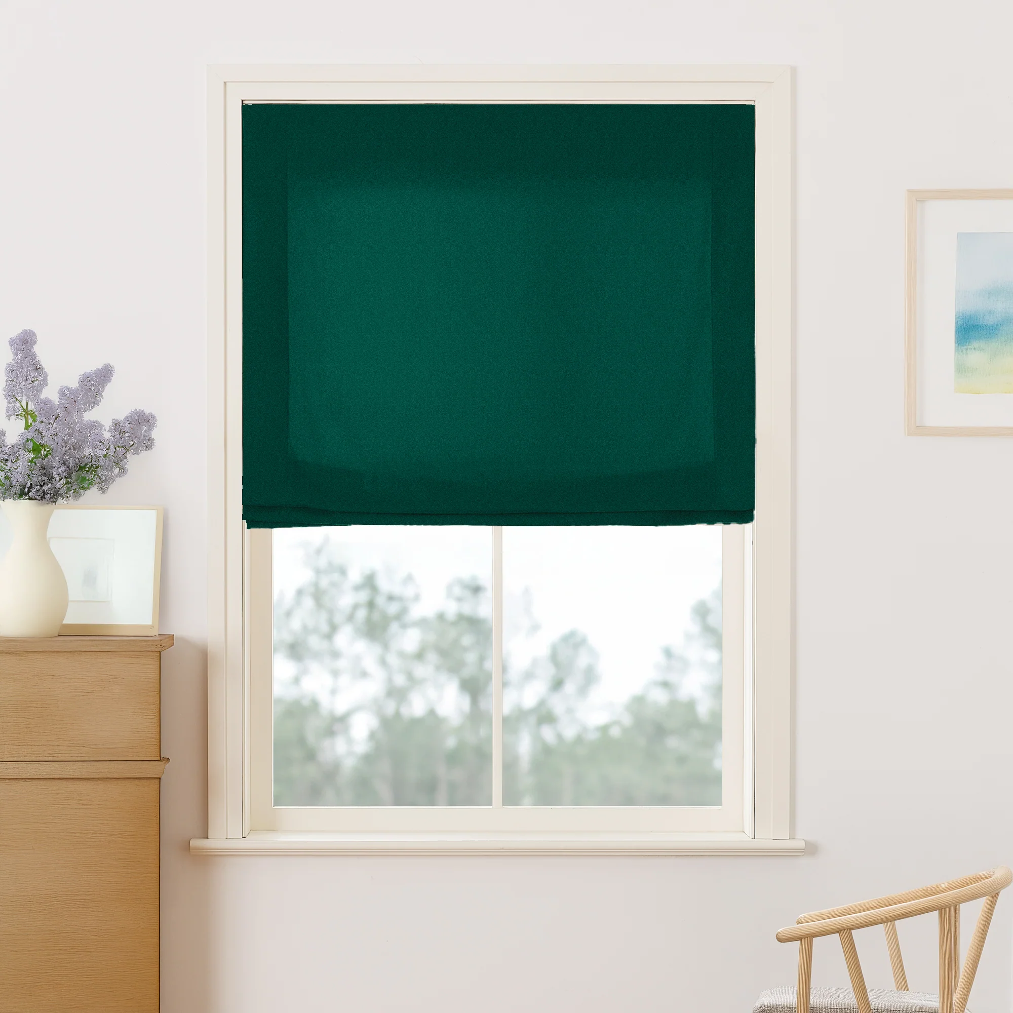 Maillard Velvet Roman Shades & Blinds | Relaxed - Image 42
