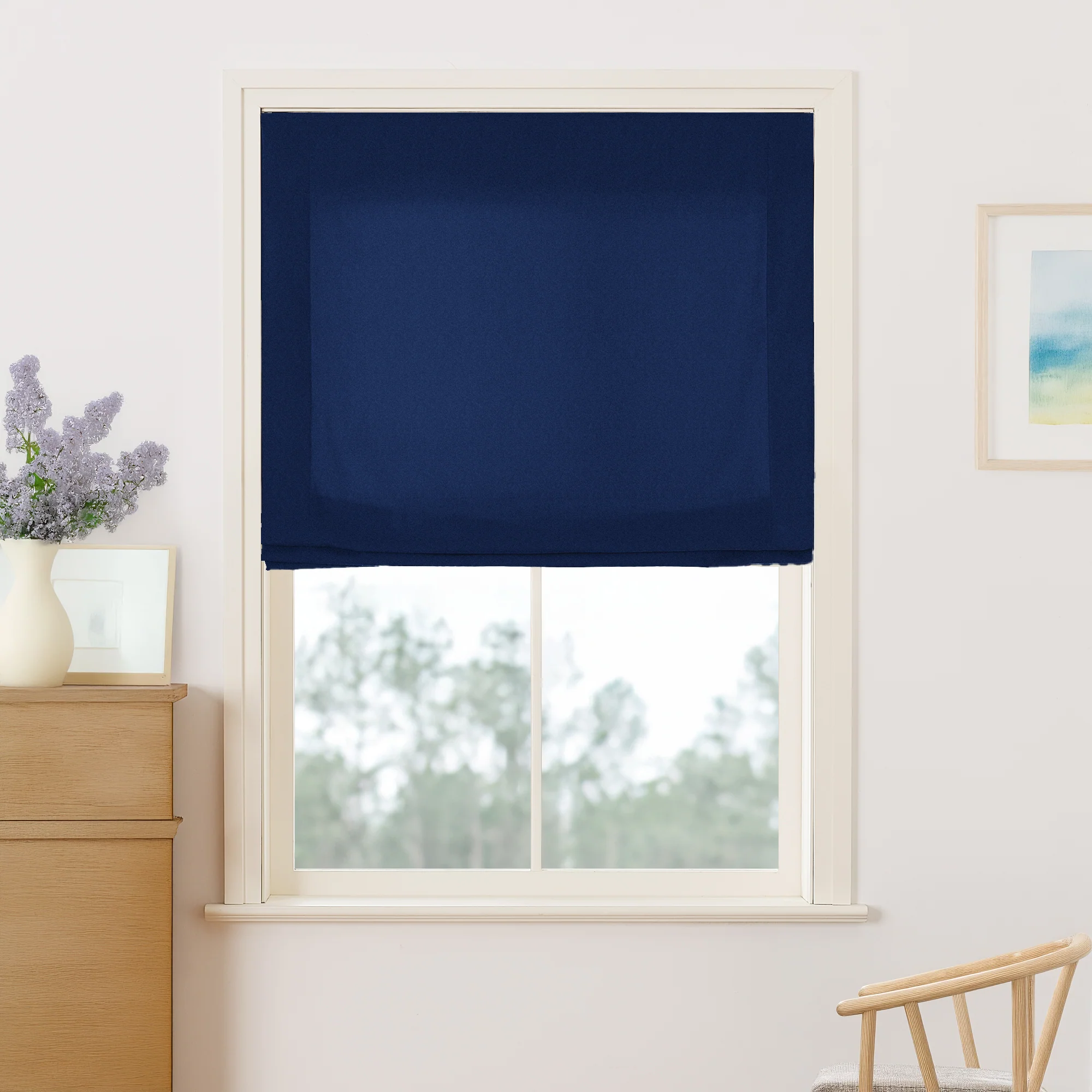 Maillard Velvet Roman Shades & Blinds | Relaxed - Image 7