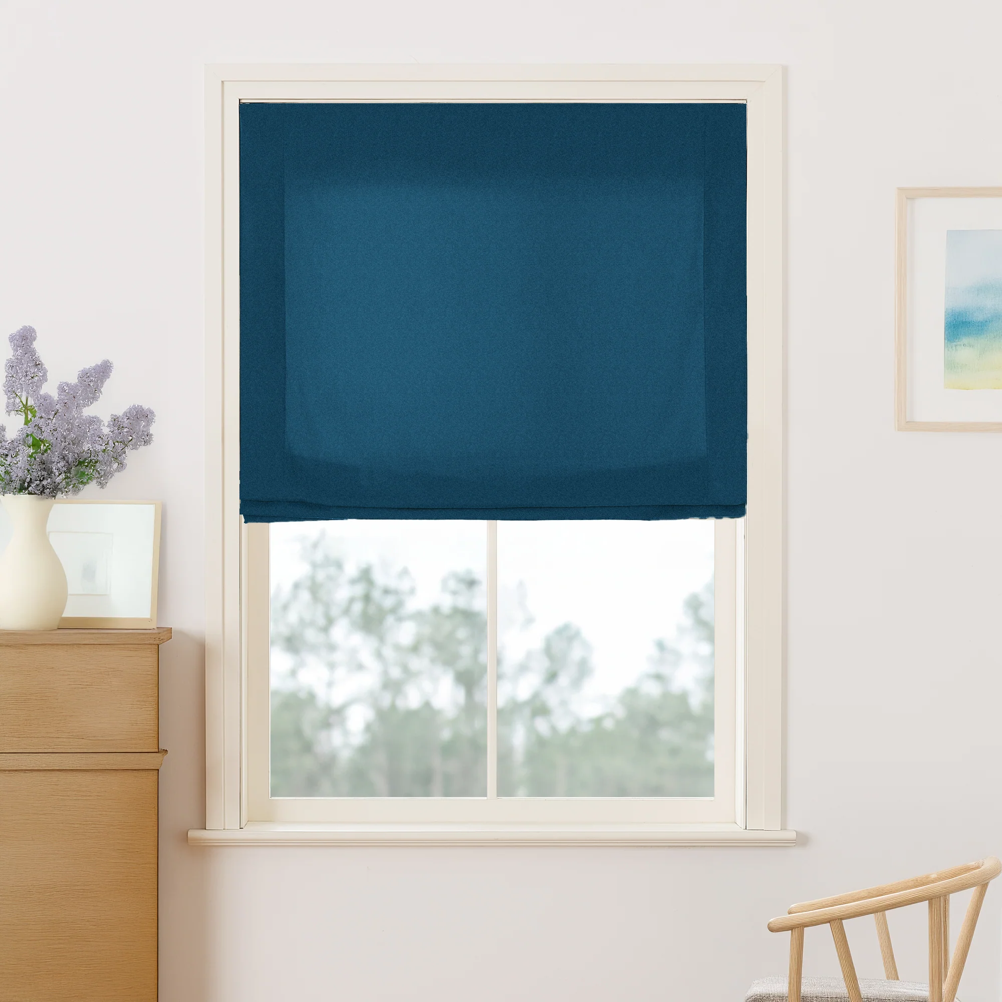 Maillard Velvet Roman Shades & Blinds | Relaxed - Image 8