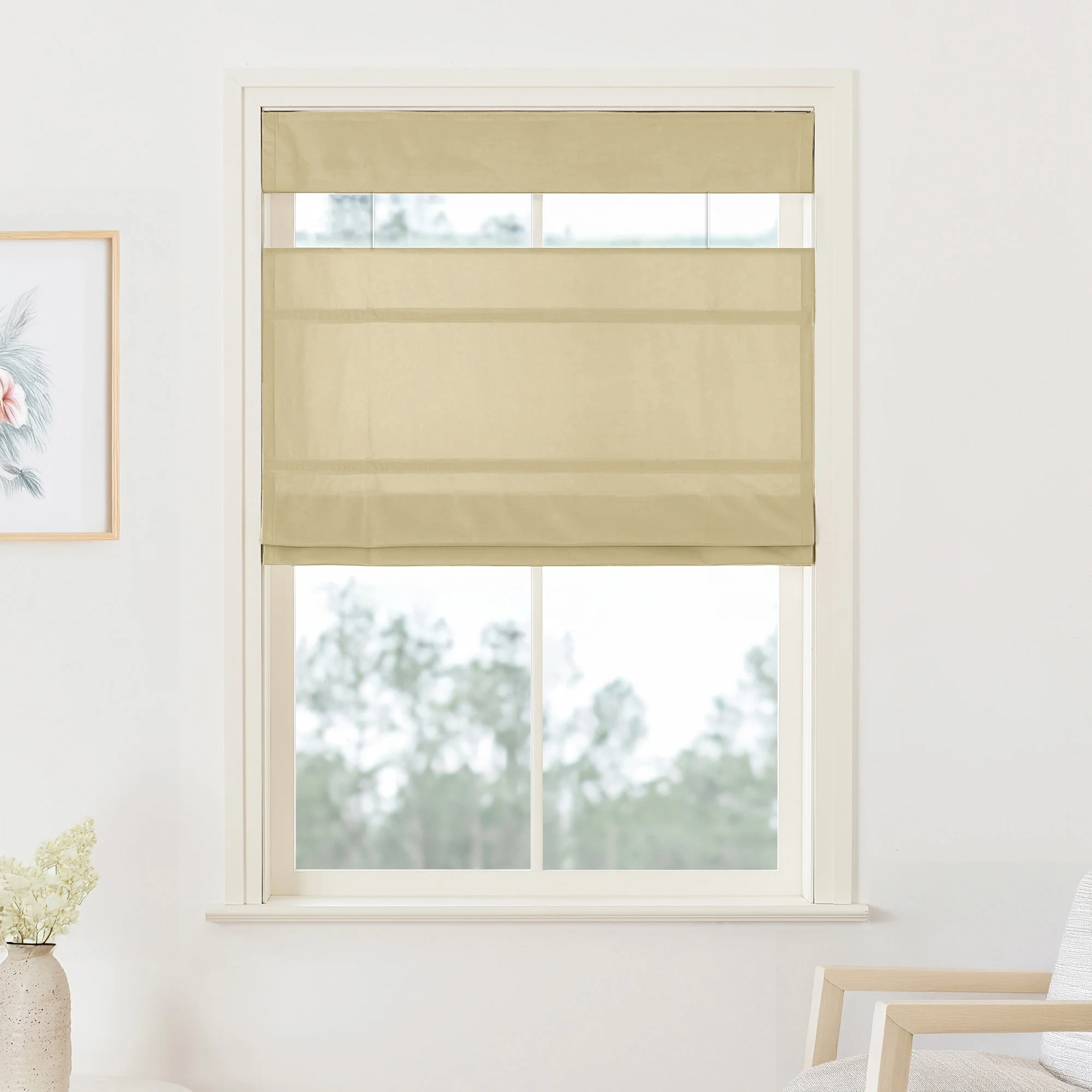 Maillard Velvet Roman Shades & Blinds | Top Down Bottom Up - Image 10