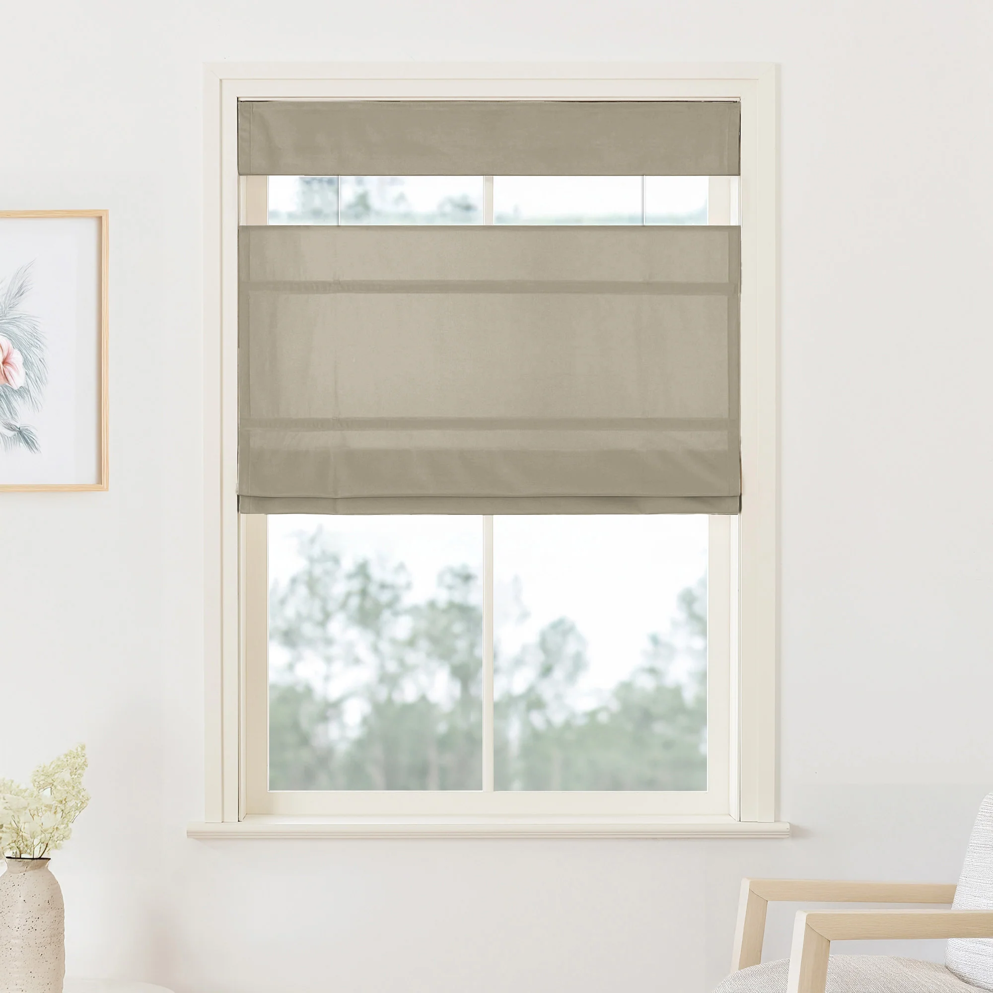 Maillard Velvet Roman Shades & Blinds | Top Down Bottom Up - Image 13