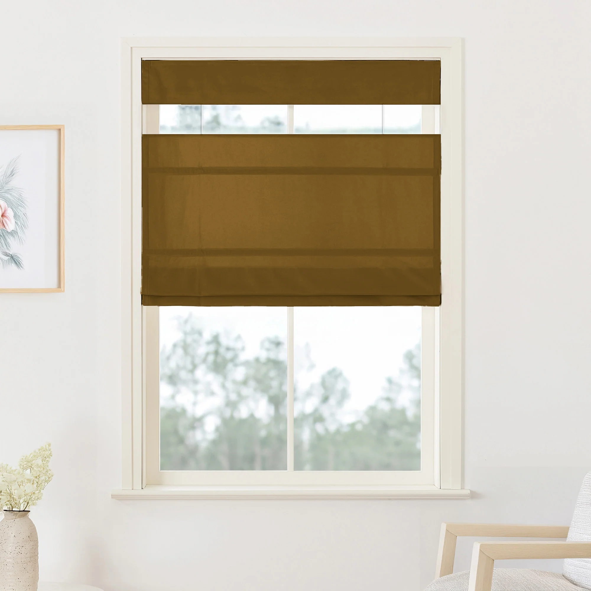 Maillard Velvet Roman Shades & Blinds | Top Down Bottom Up - Image 14