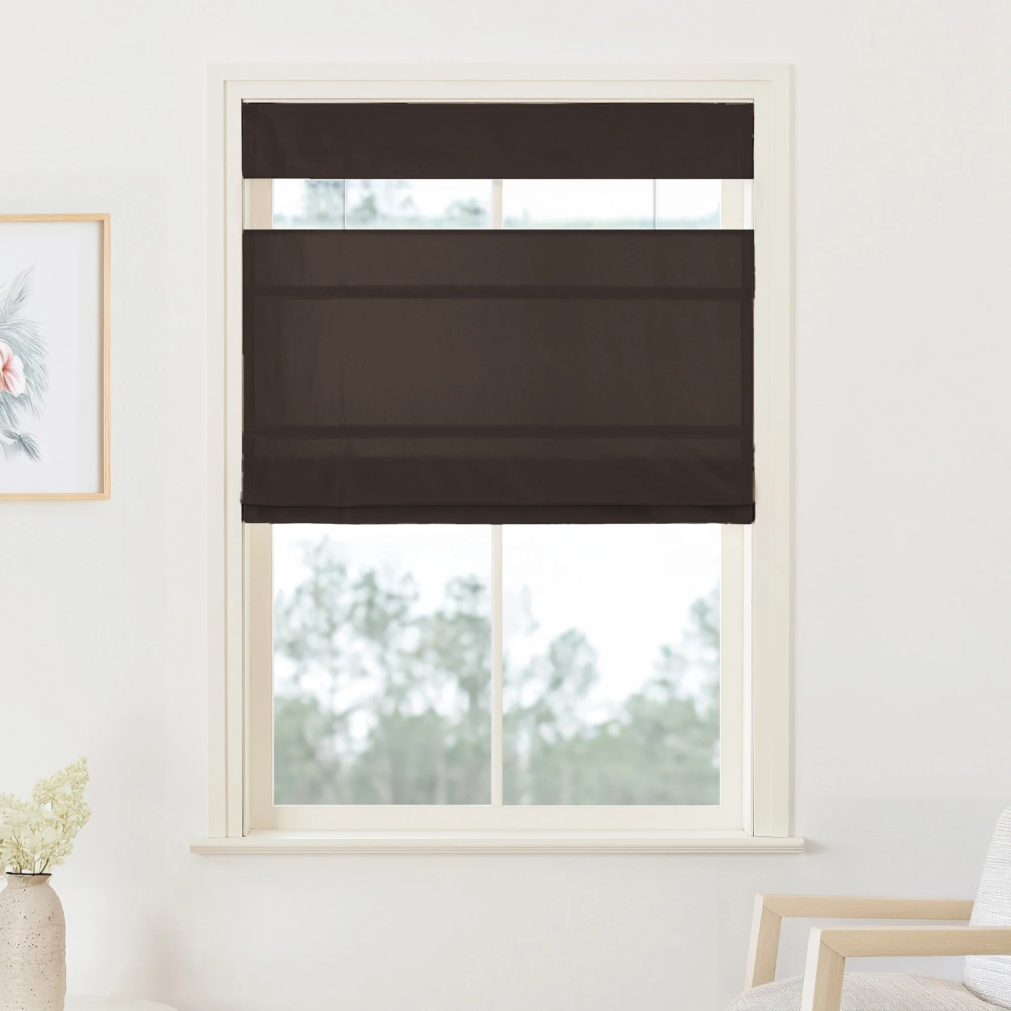 Maillard Velvet Roman Shades & Blinds | Top Down Bottom Up - Image 16
