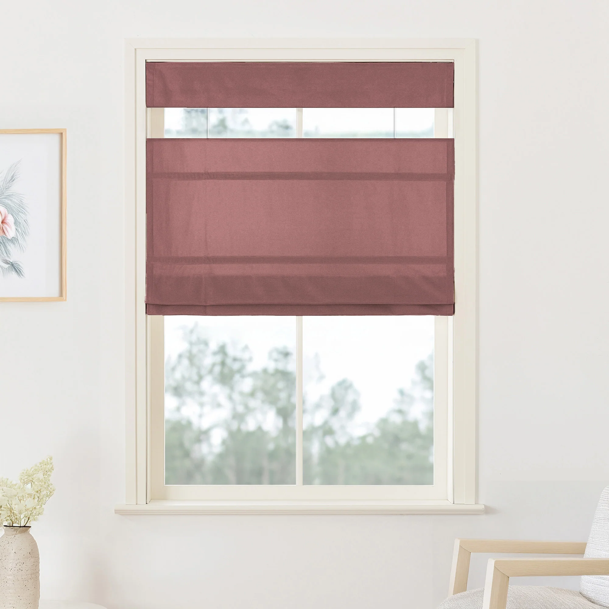 Maillard Velvet Roman Shades & Blinds | Top Down Bottom Up - Image 21