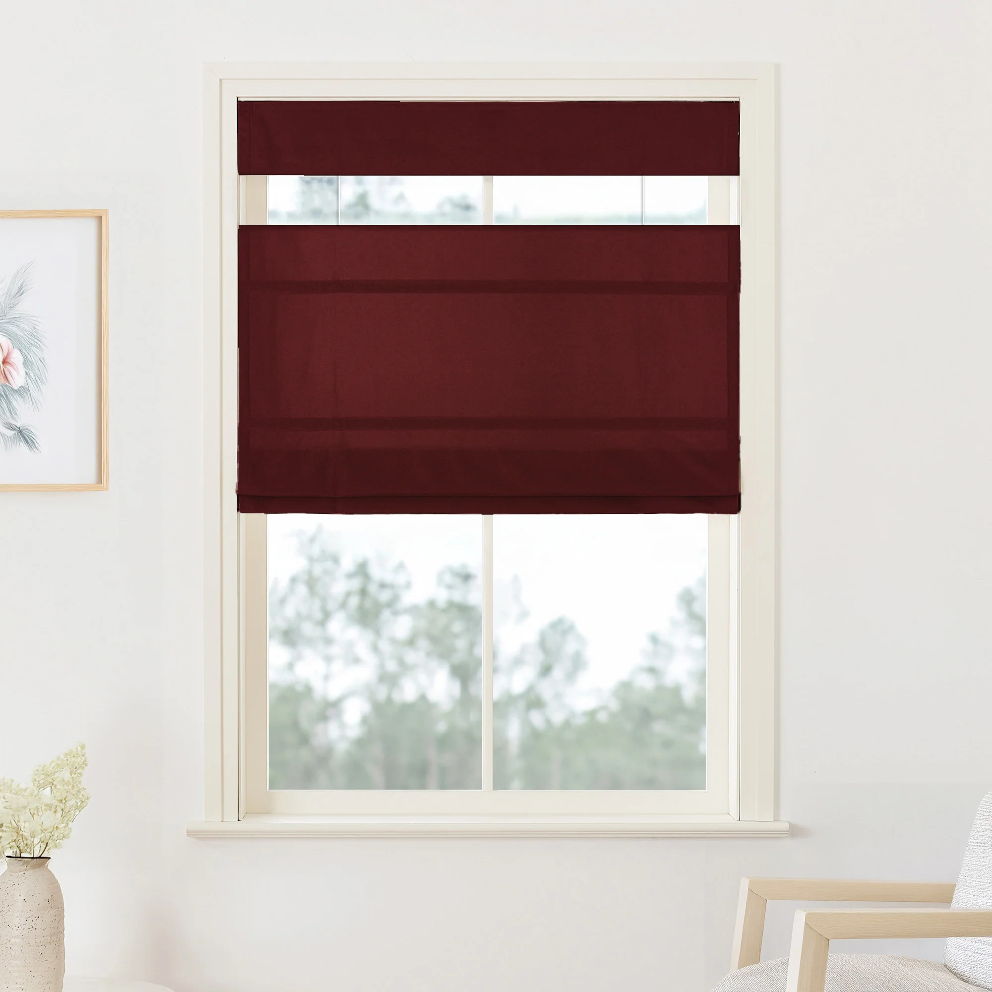 Maillard Velvet Roman Shades & Blinds | Top Down Bottom Up - Image 25