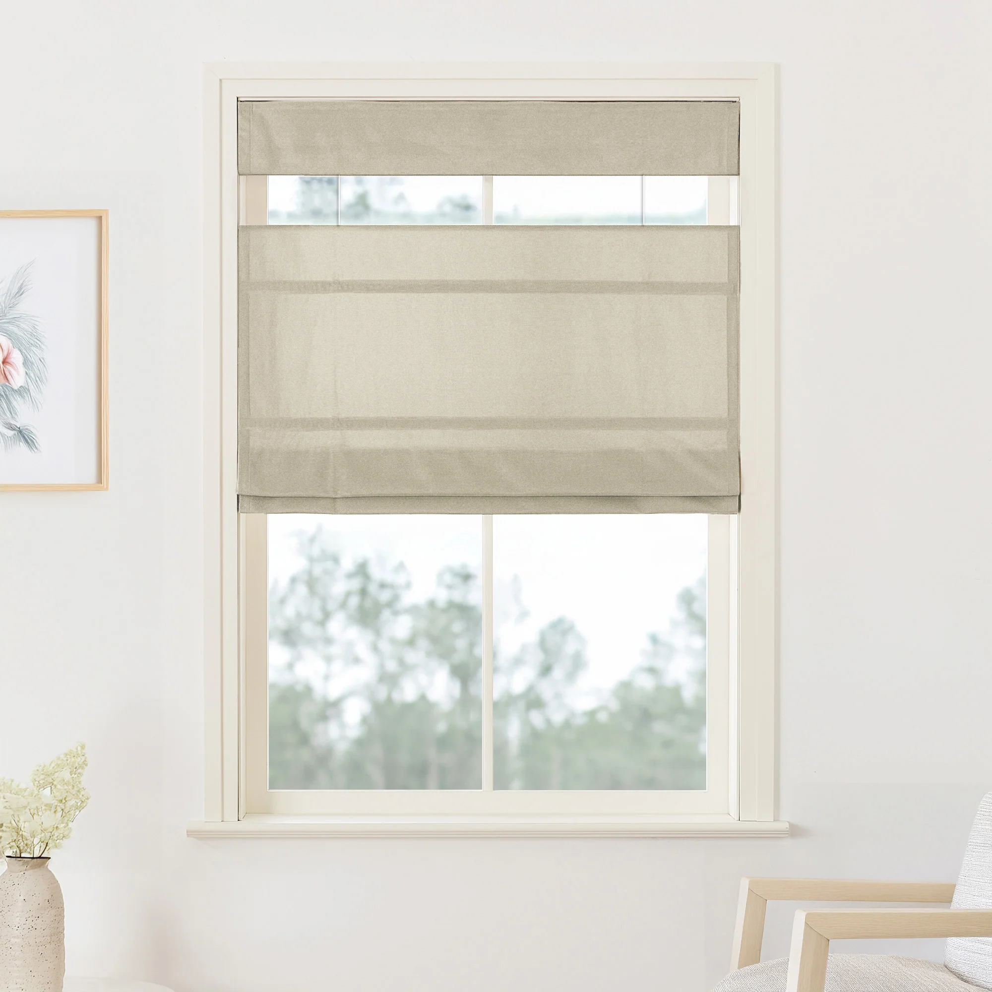 Maillard Velvet Roman Shades & Blinds | Top Down Bottom Up - Image 28