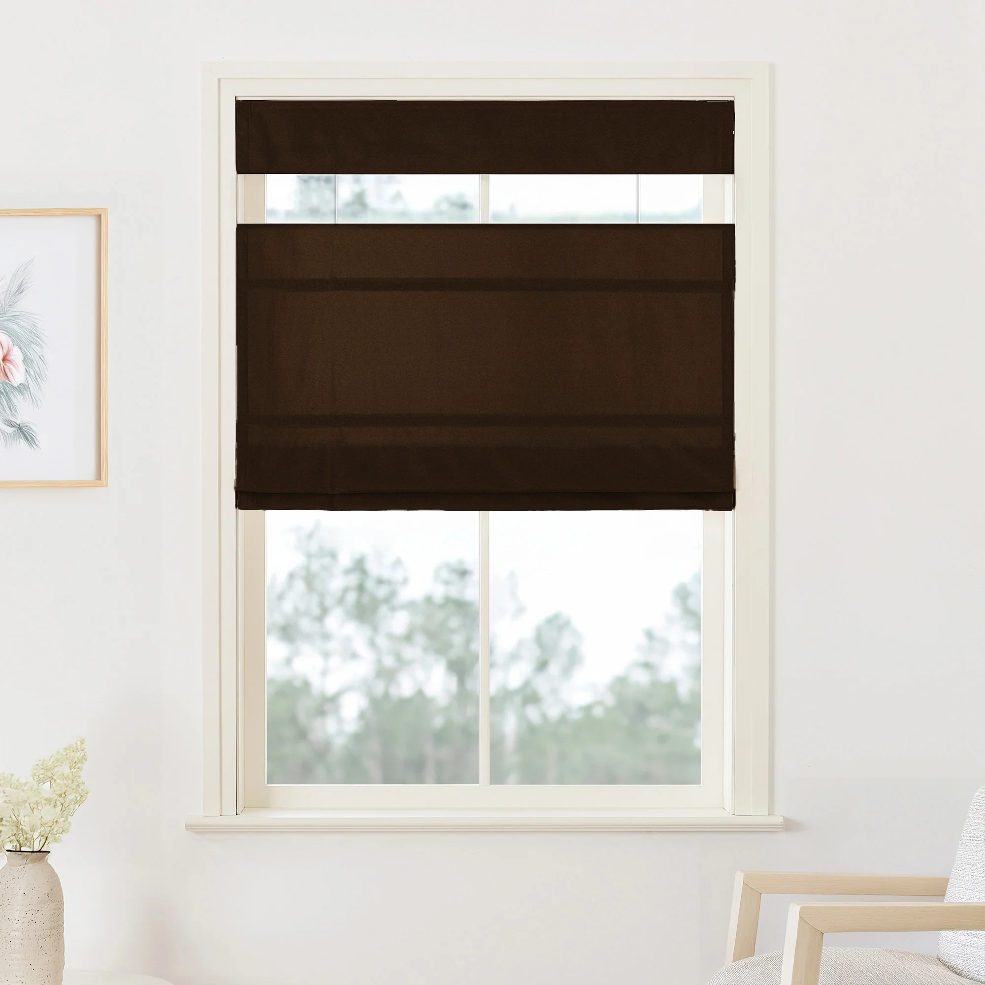 Maillard Velvet Roman Shades & Blinds | Top Down Bottom Up - Image 34