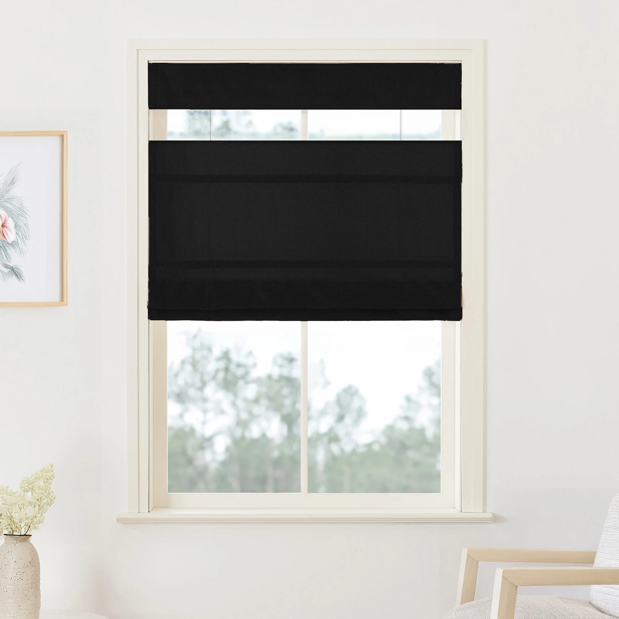 Maillard Velvet Roman Shades & Blinds | Top Down Bottom Up - Image 4