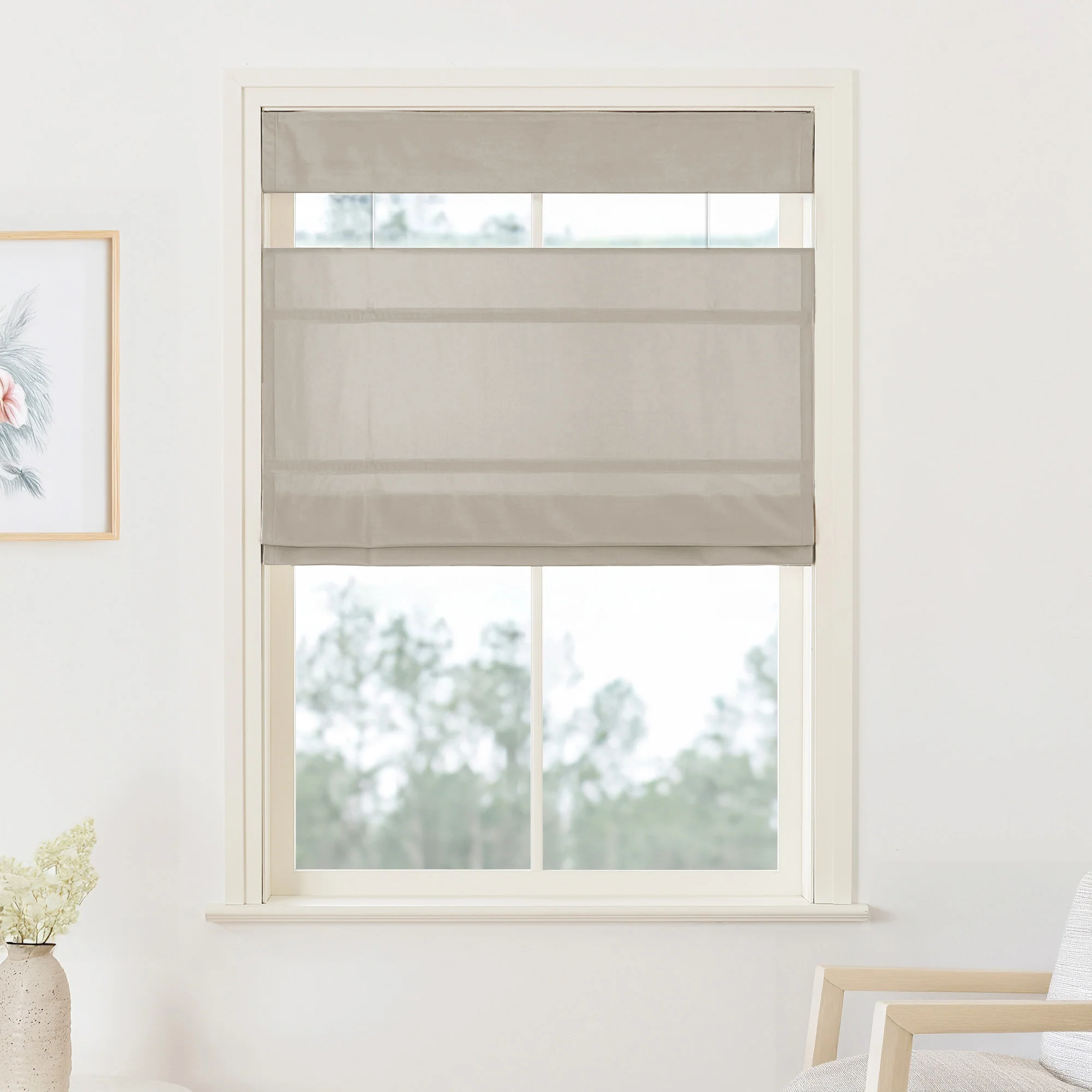 Maillard Velvet Roman Shades & Blinds | Top Down Bottom Up - Image 9