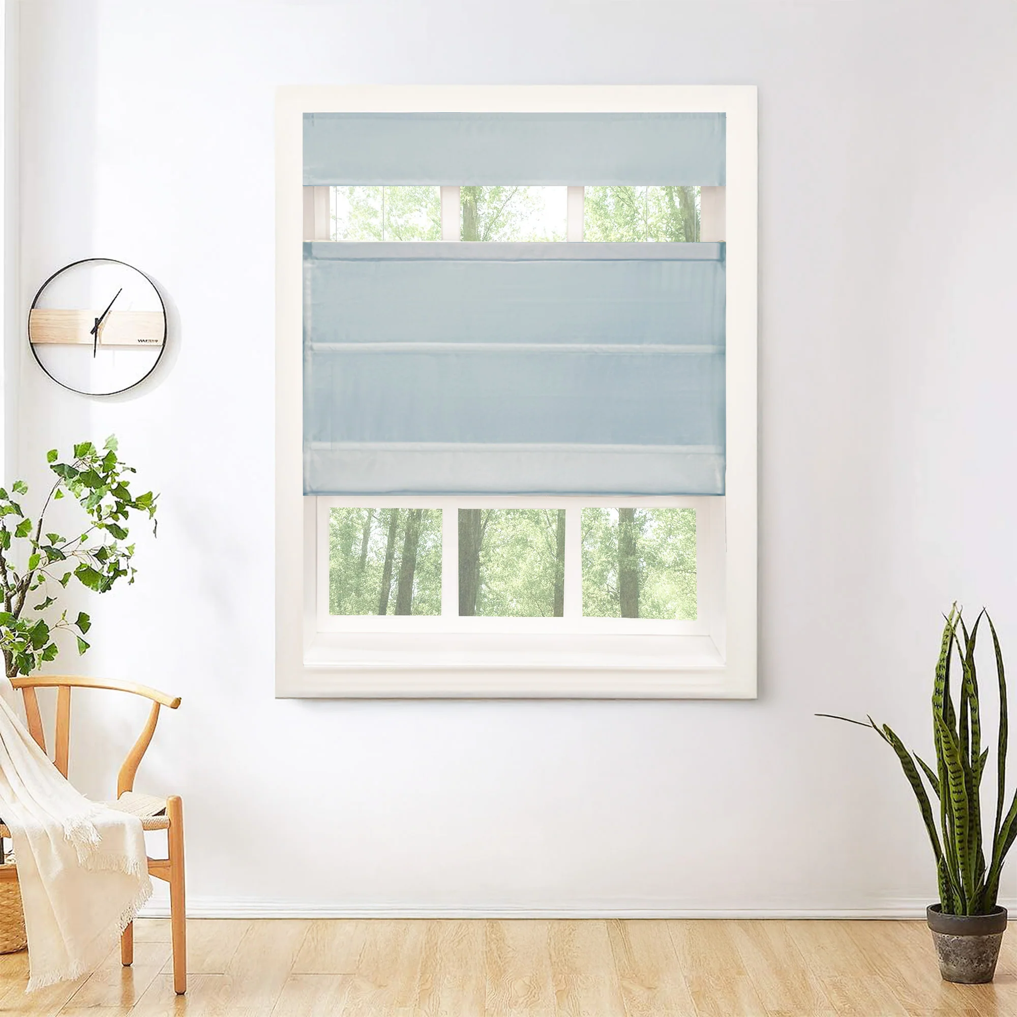 Mona Luxurious Silk Roman Shades & Blinds | Top Down Bottom Up - Image 13