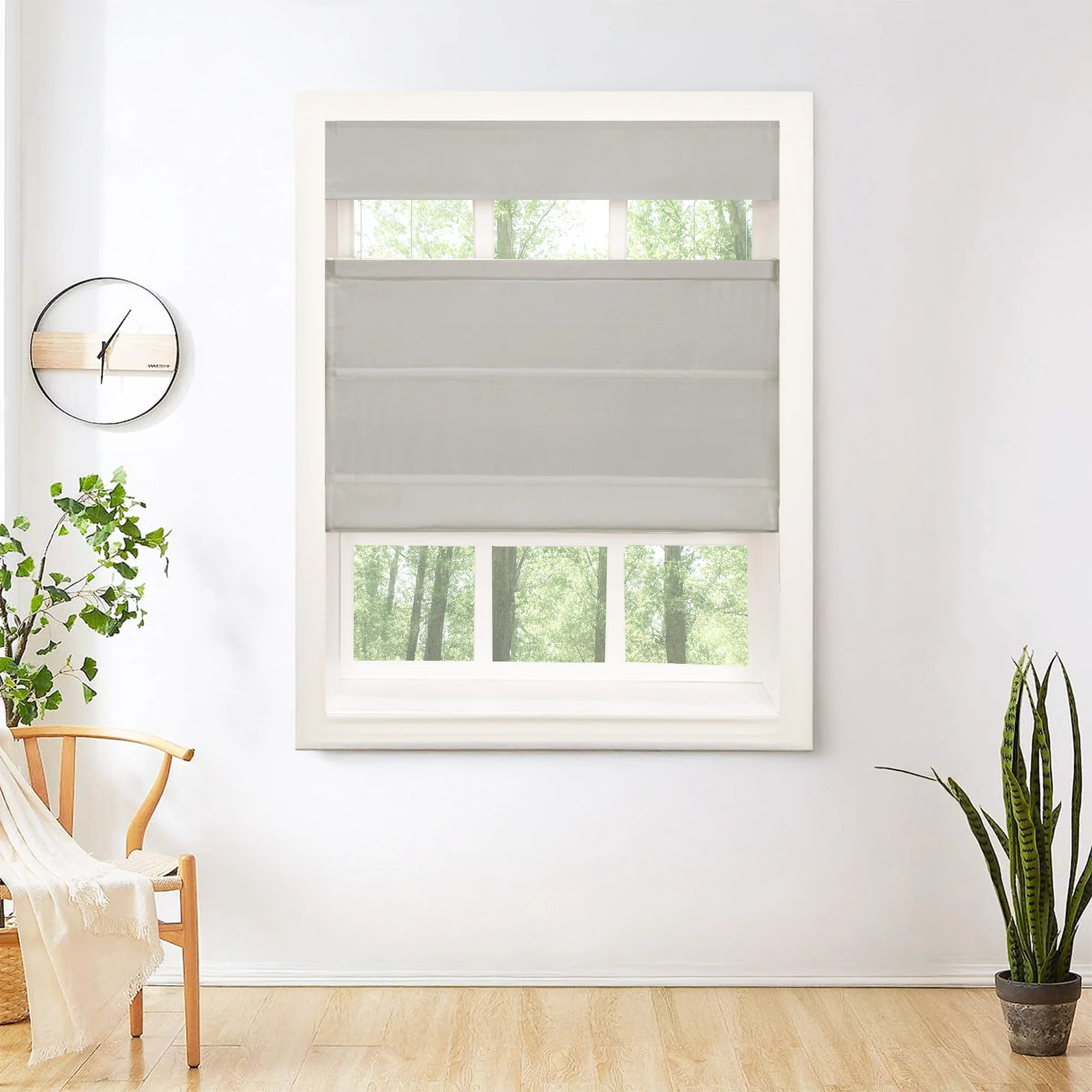 Mona Luxurious Silk Roman Shades & Blinds | Top Down Bottom Up - Image 15