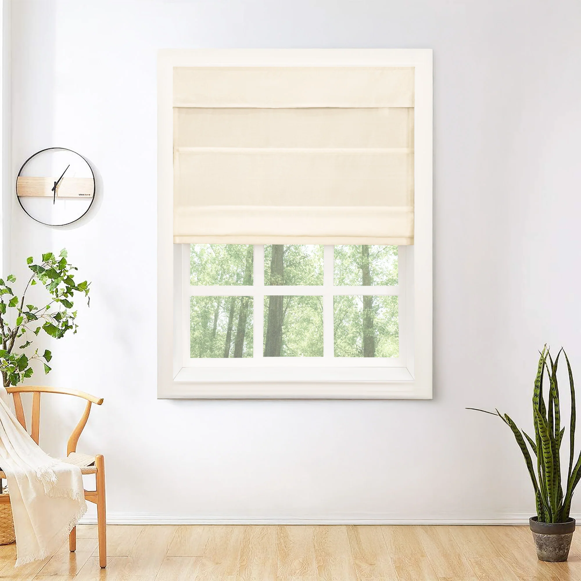 Mona Luxurious Silk Roman Shades & Blinds | Top Down Bottom Up - Image 5