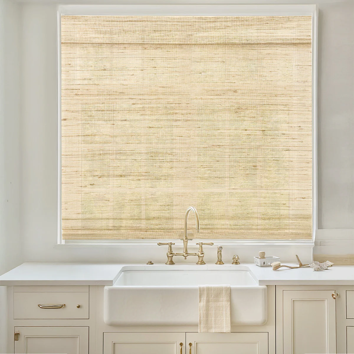 Ramie Woven Bamboo Blinds & Shades | Beige - Image 14