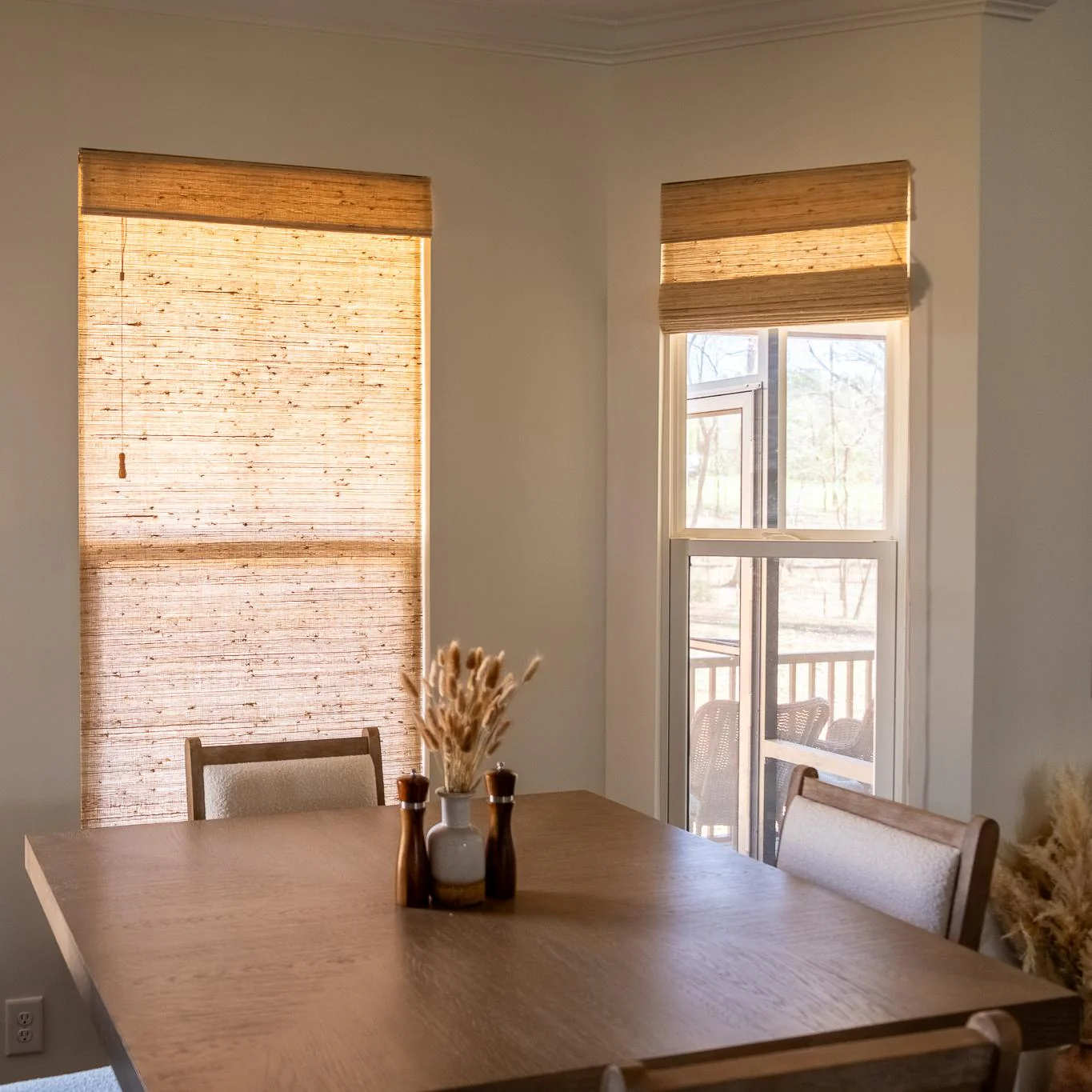 Ramie Woven Bamboo Blinds & Shades | Beige - Image 6