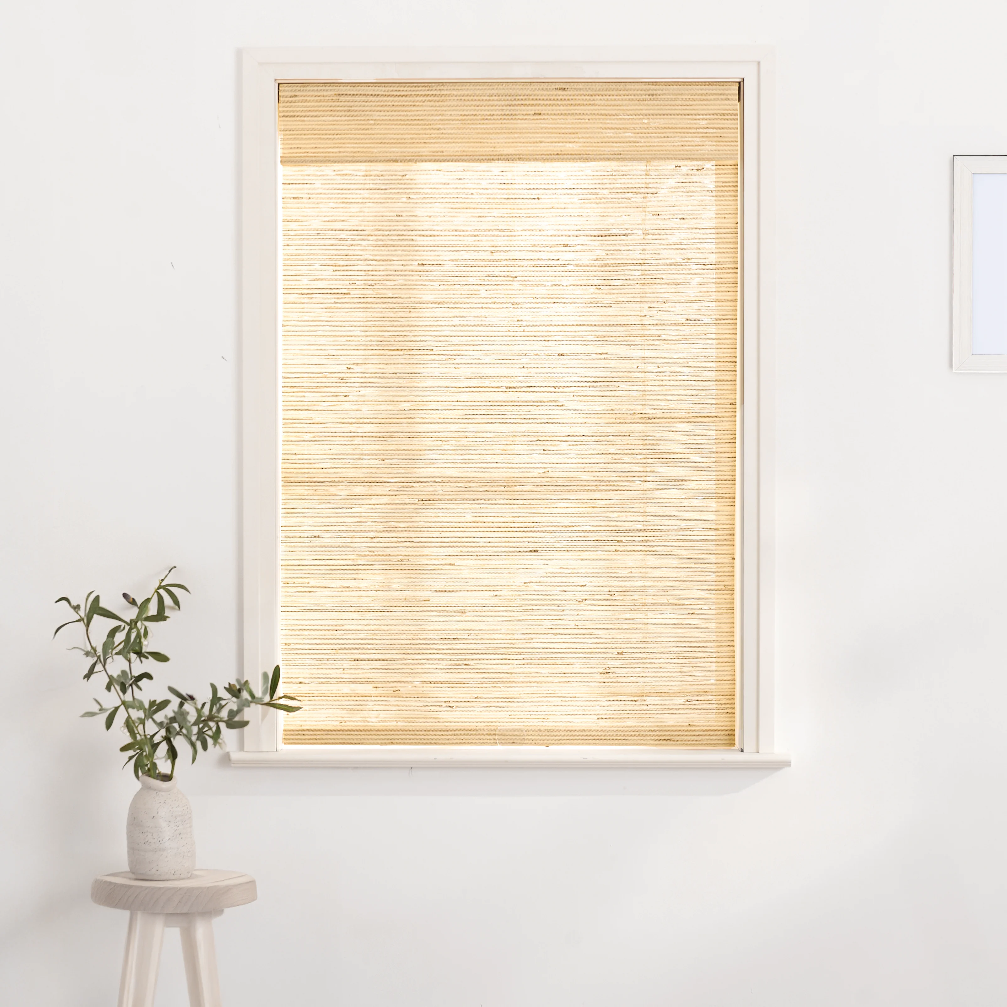 Ramie Woven Bamboo Blinds & Shades | Beige Brown - Image 6