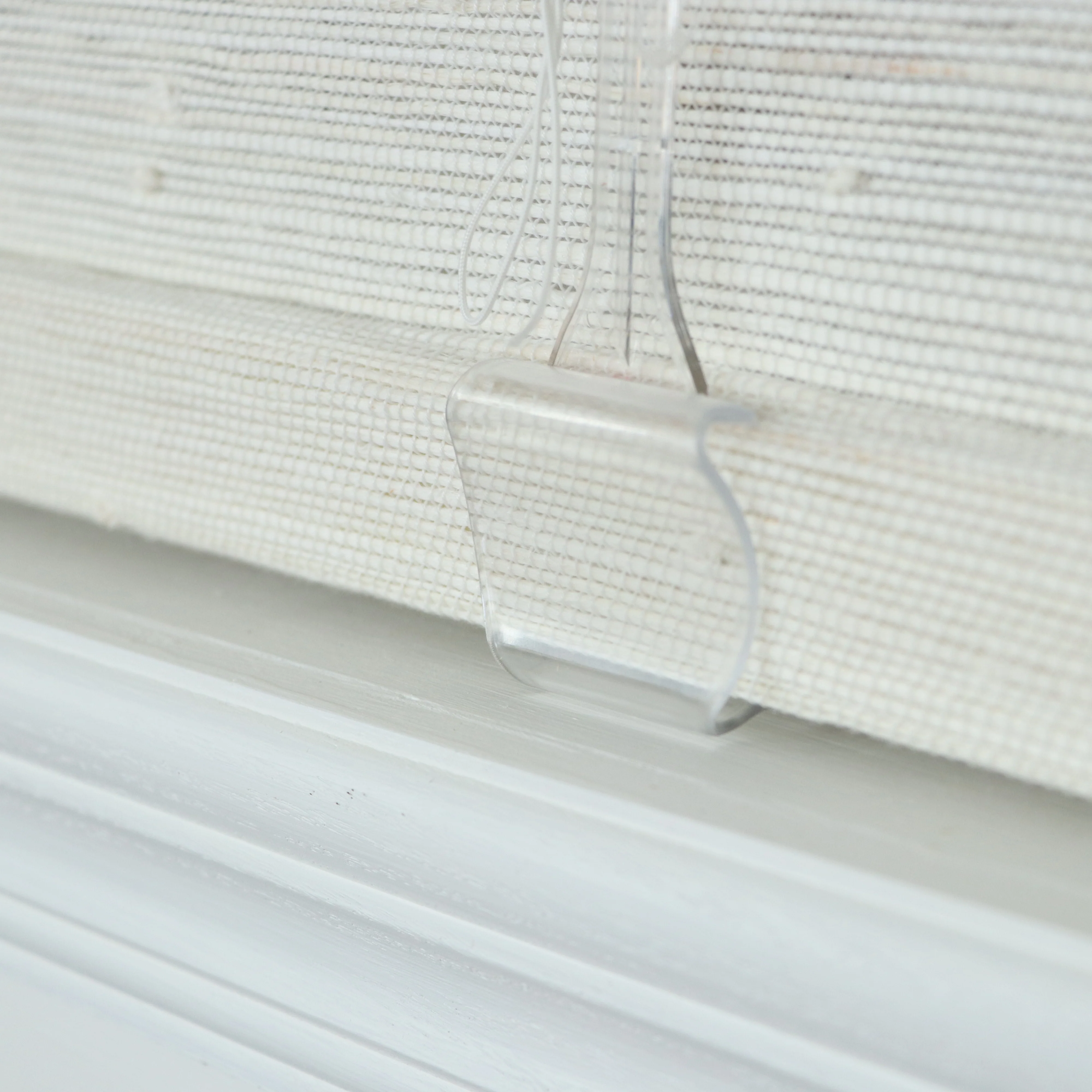 Ramie Woven Bamboo Blinds & Shades | Beige White - Image 5