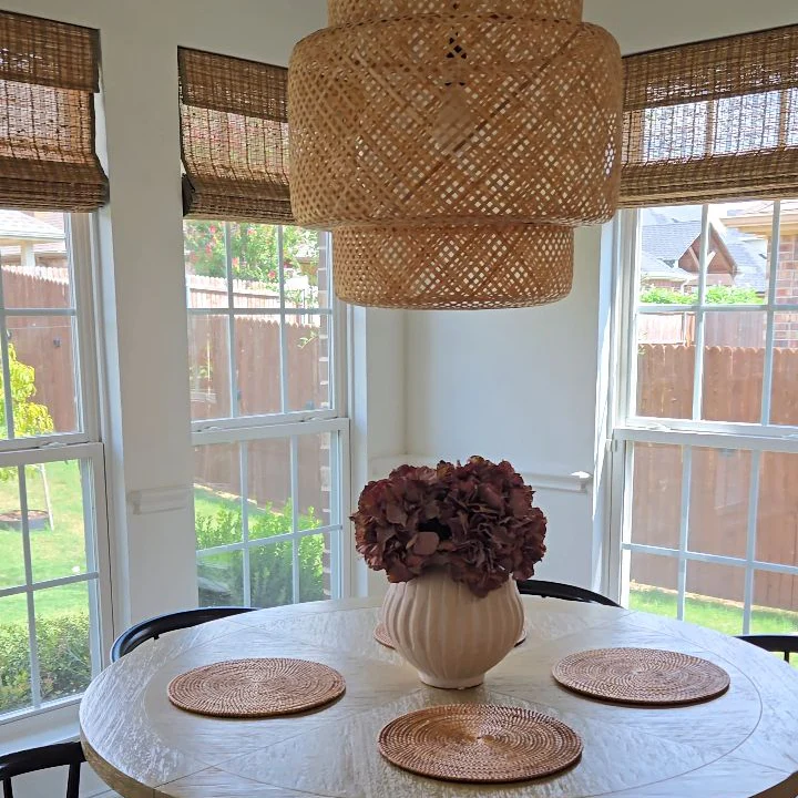 Ramie Woven Bamboo Blinds & Shades | Cinnamon - Image 5