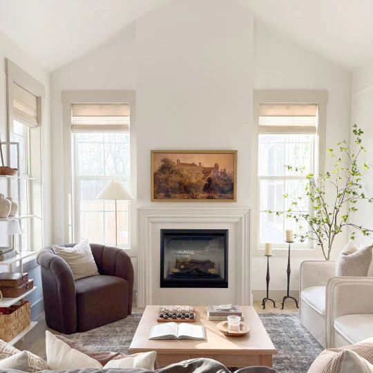 Ramie Woven Bamboo Blinds & Shades | Marble White - Image 6