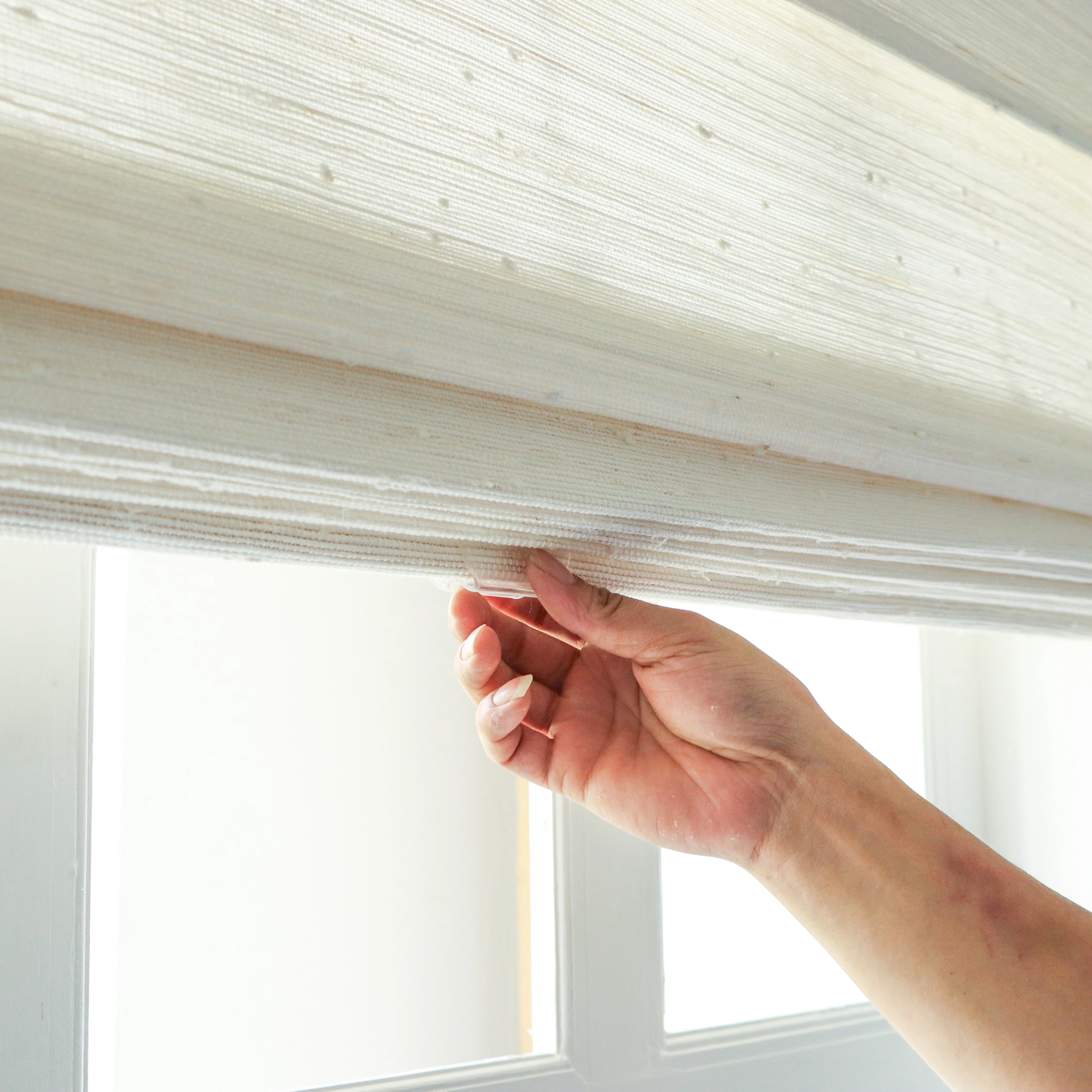 Ramie Woven Bamboo Blinds & Shades | Beige White - Image 6