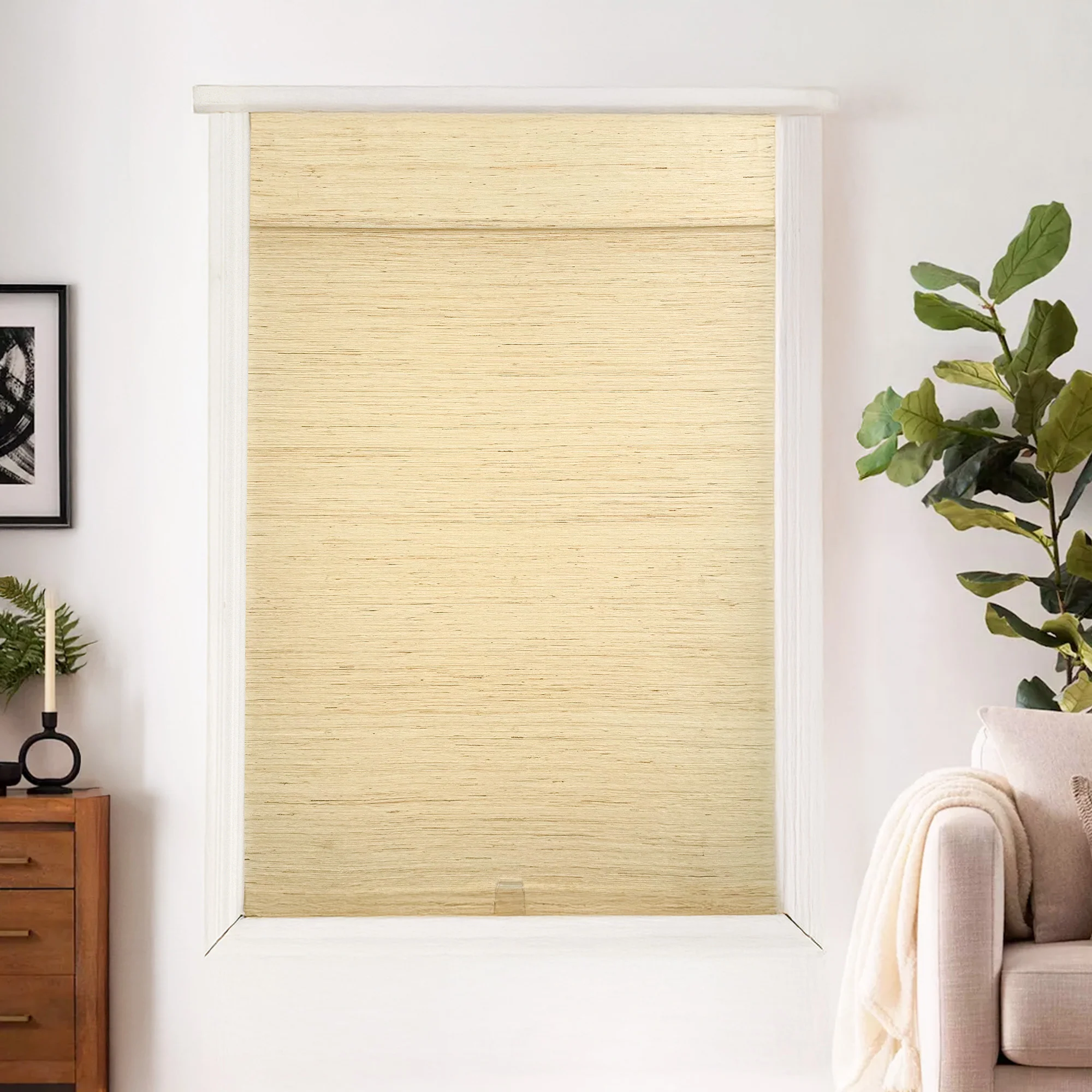 Ramie Woven Bamboo Blinds & Shades | Cashew - Image 6
