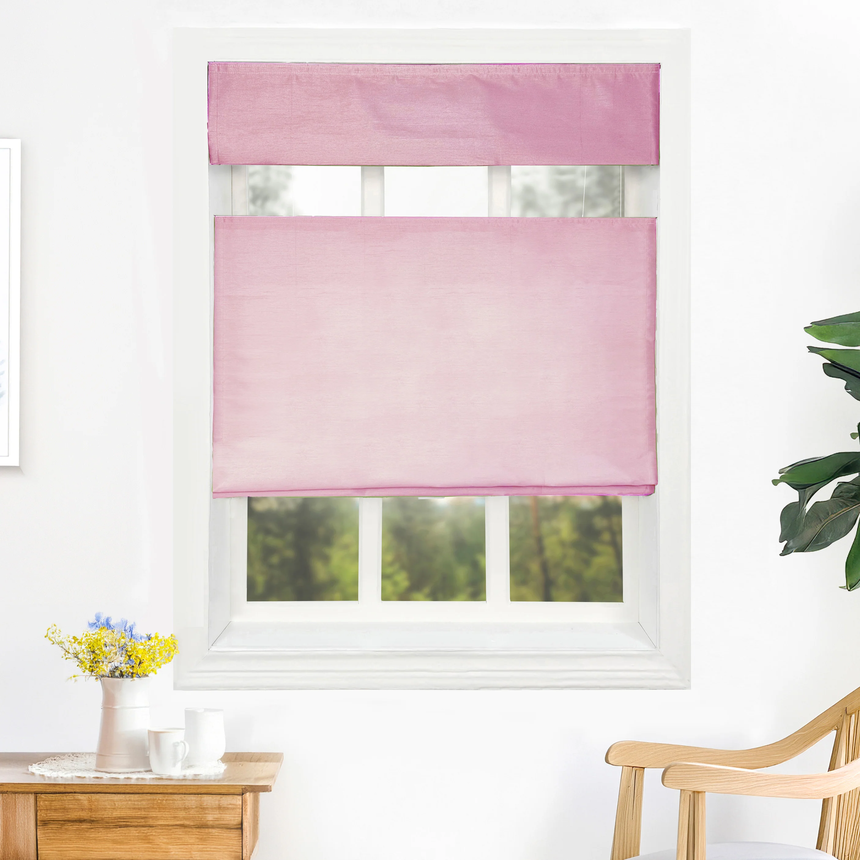Rina Premium Silk Roman Shades & Blinds | Top Down Bottom Up - Image 15