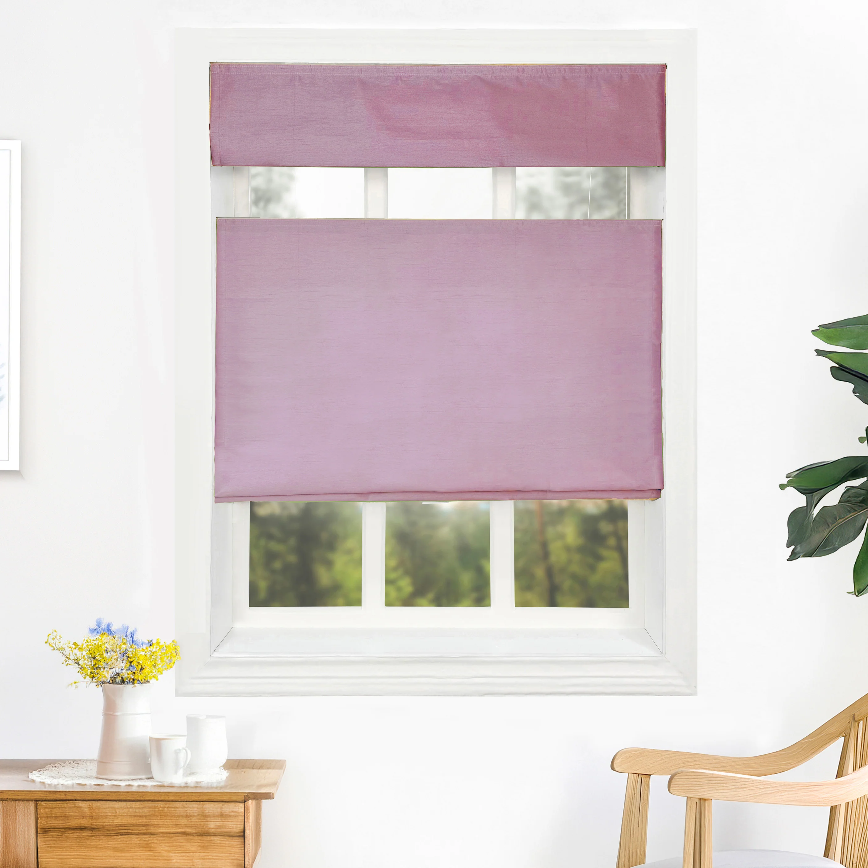 Rina Premium Silk Roman Shades & Blinds | Top Down Bottom Up - Image 23
