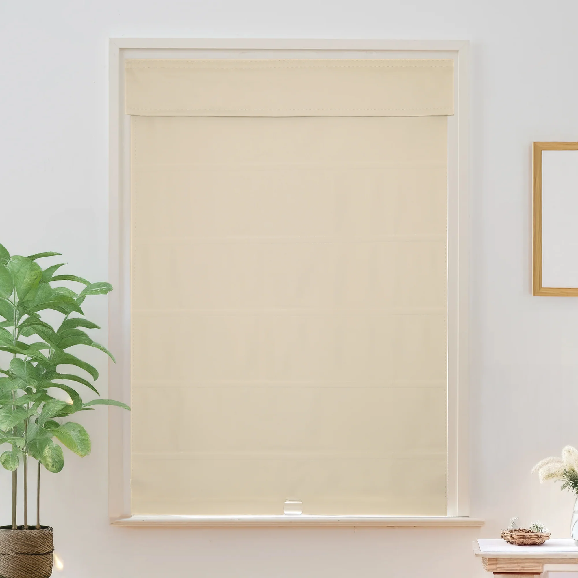 Vista Cotton Physical Blackout Roman Shades & Blinds | Top Down Bottom Up - Image 9